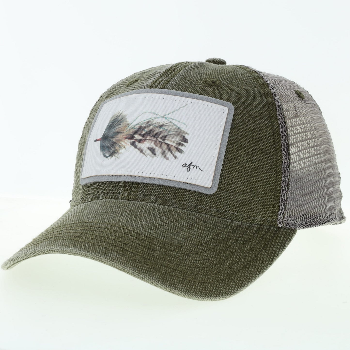 Cockroach Dashboard Trucker in Olive/Grey