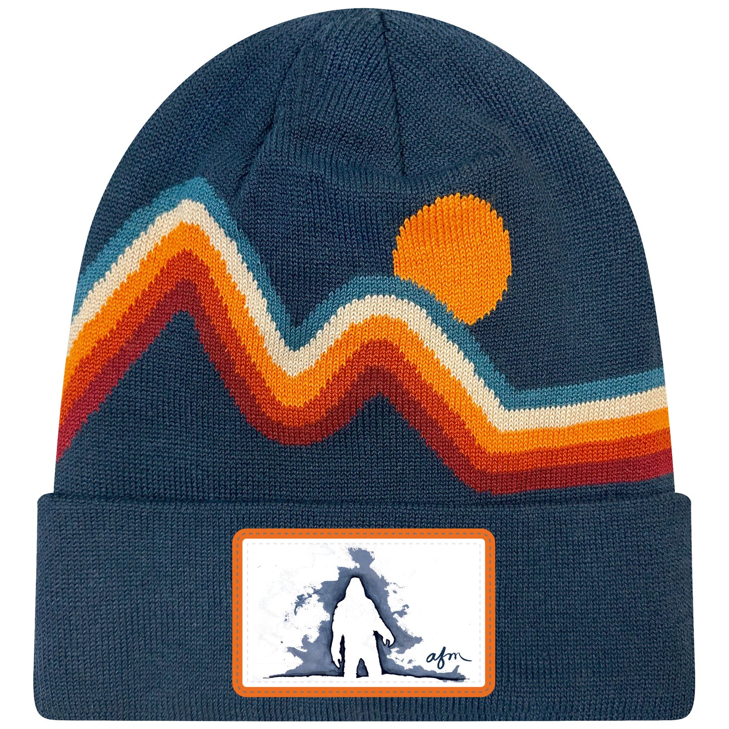 Yeti Highline Recycled Beanie Hat in Retro Rainbow Range