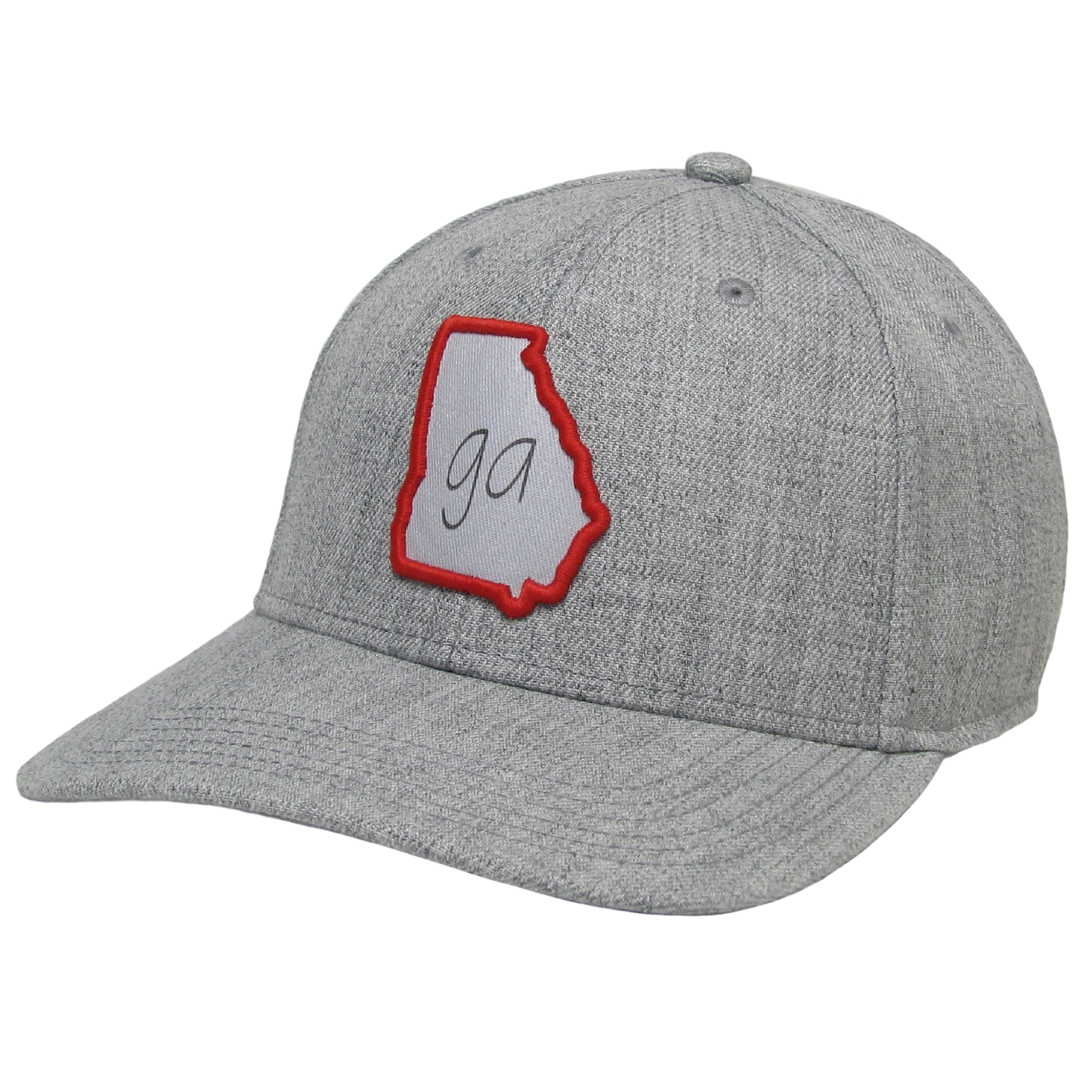 Georgia Mid-Pro Hat in Heather Light Grey