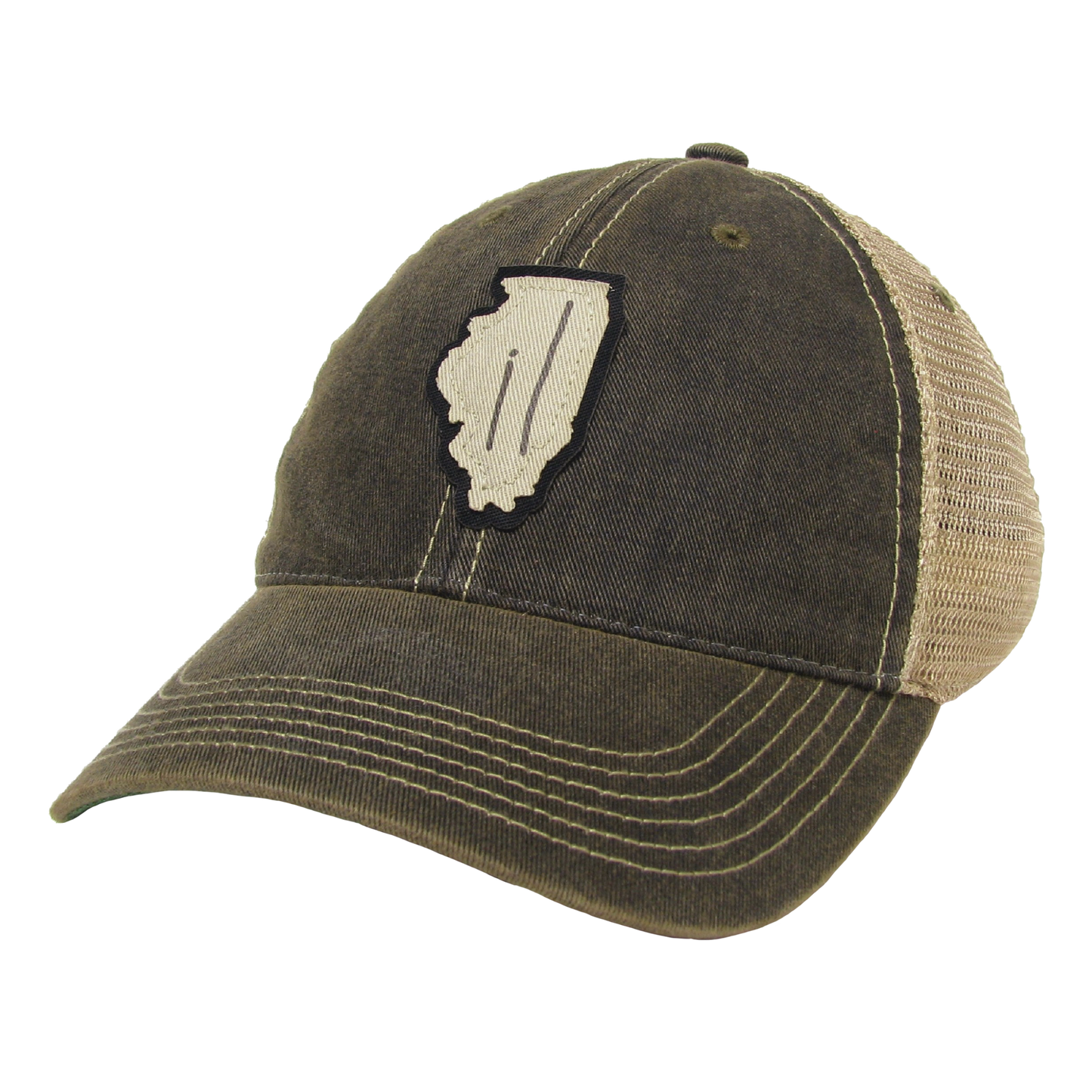 Illinois Old Favorite Trucker Hat in Black