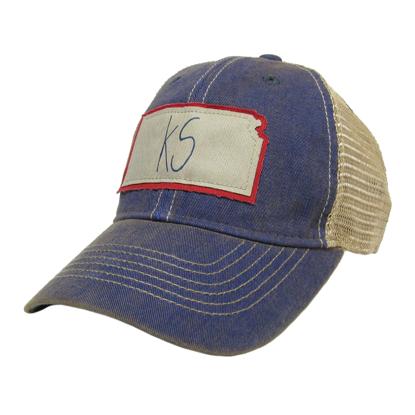 Kansas Old Favorite Trucker Hat in Blue