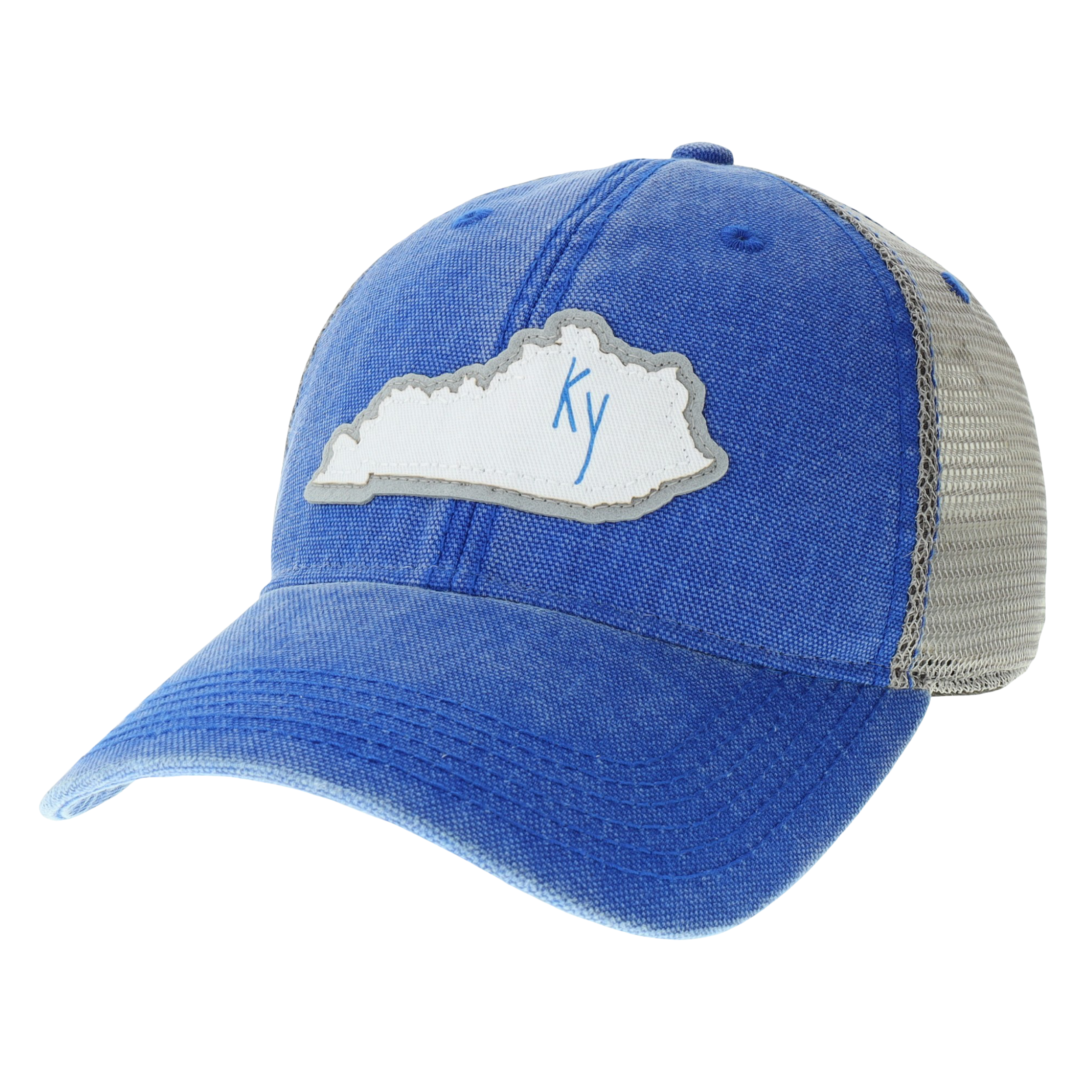 Kentucky Dashboard Trucker Hat in Royal Blue/Grey – Aisling