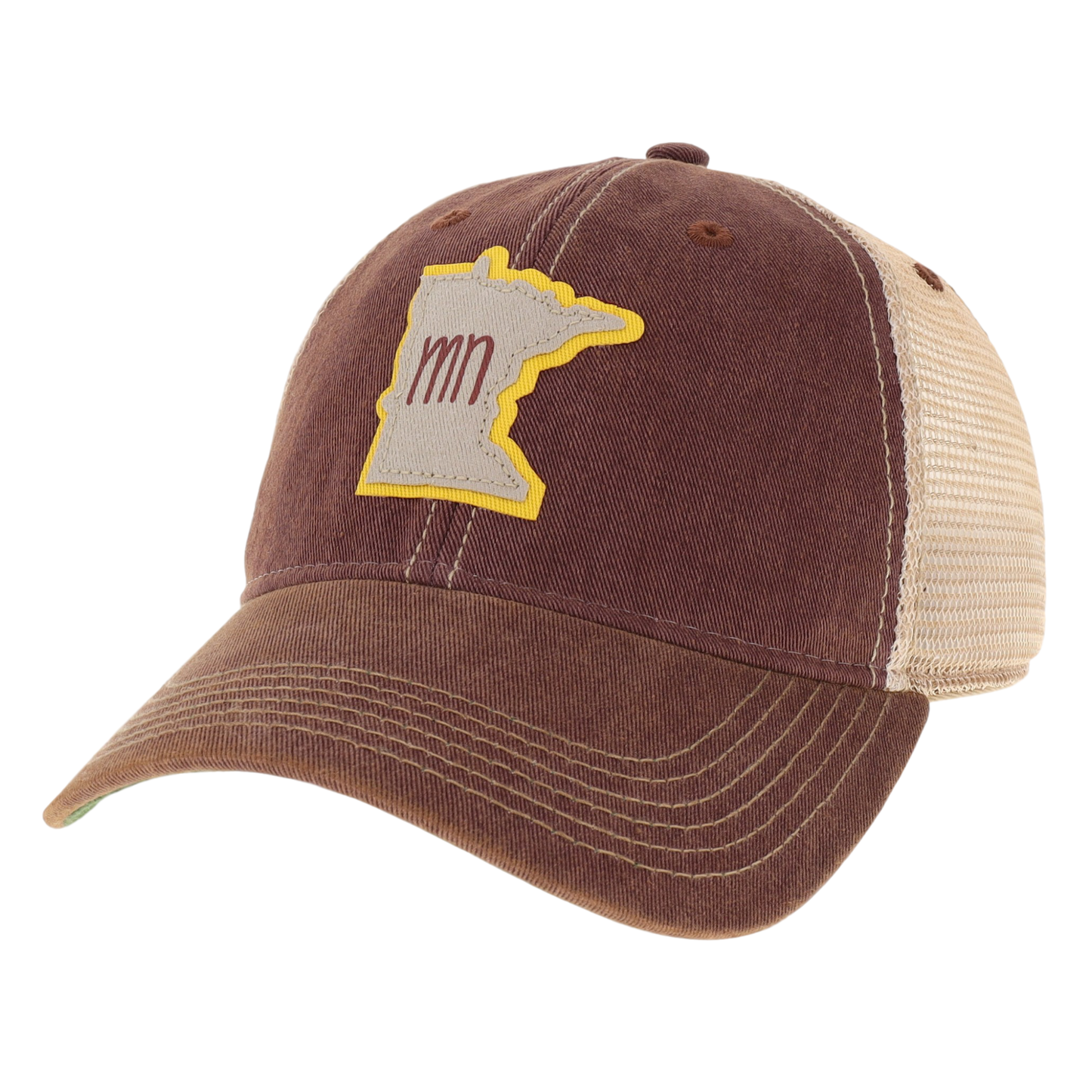 Minnesota Old Favorite Trucker Hat in Burgundy
