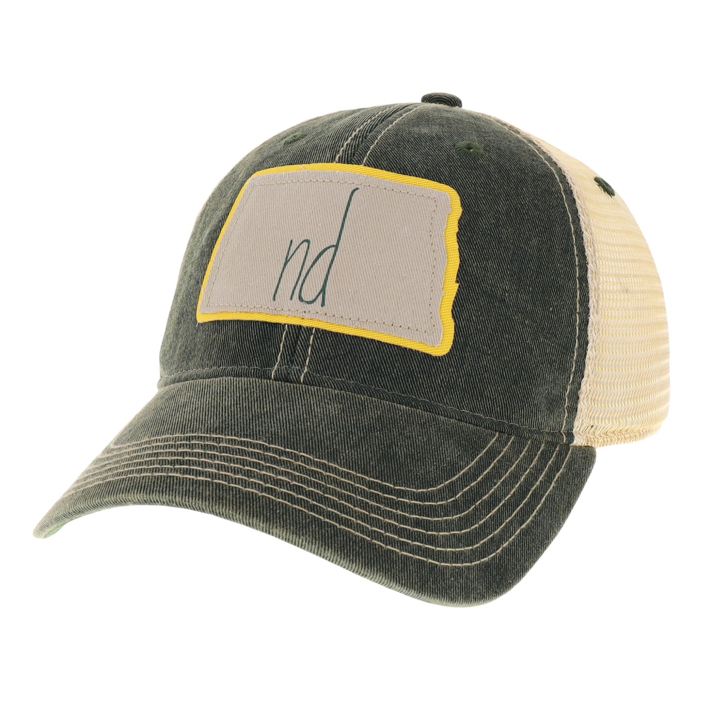 North Dakota Old Favorite Trucker Hat in Green