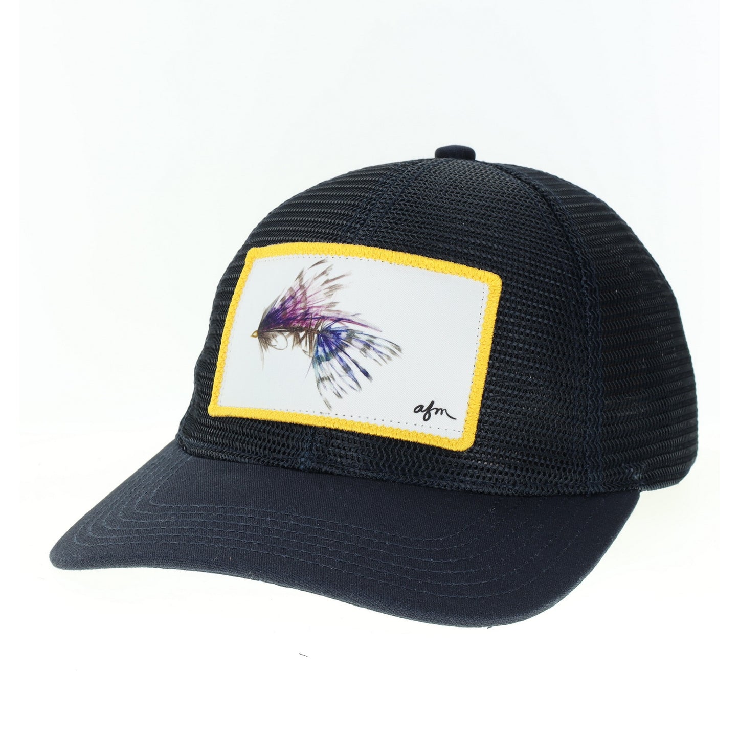 Sex Dungeon Meshy Trucker Hat in Navy
