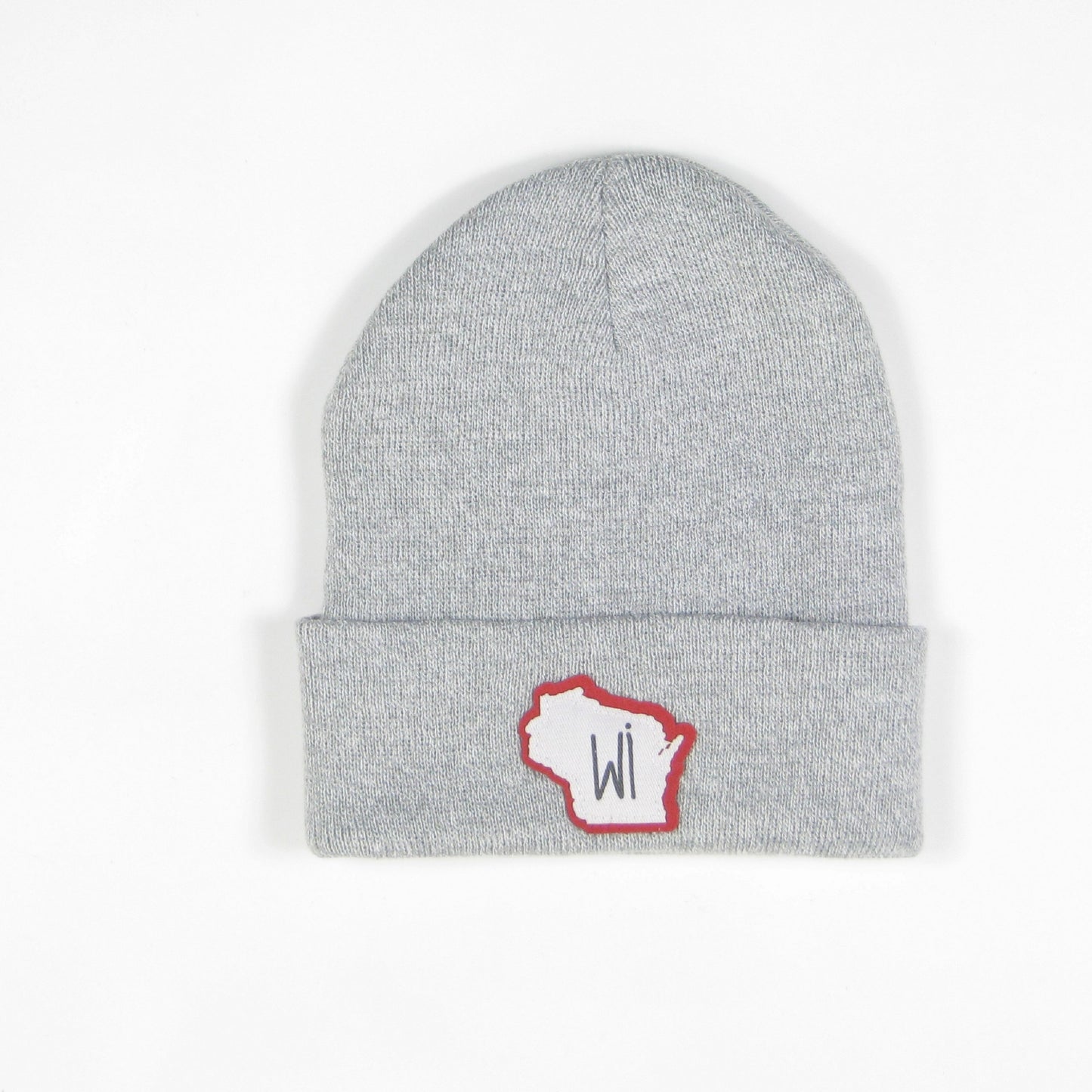Wisconsin Cuffed Beanie in Marled Grey