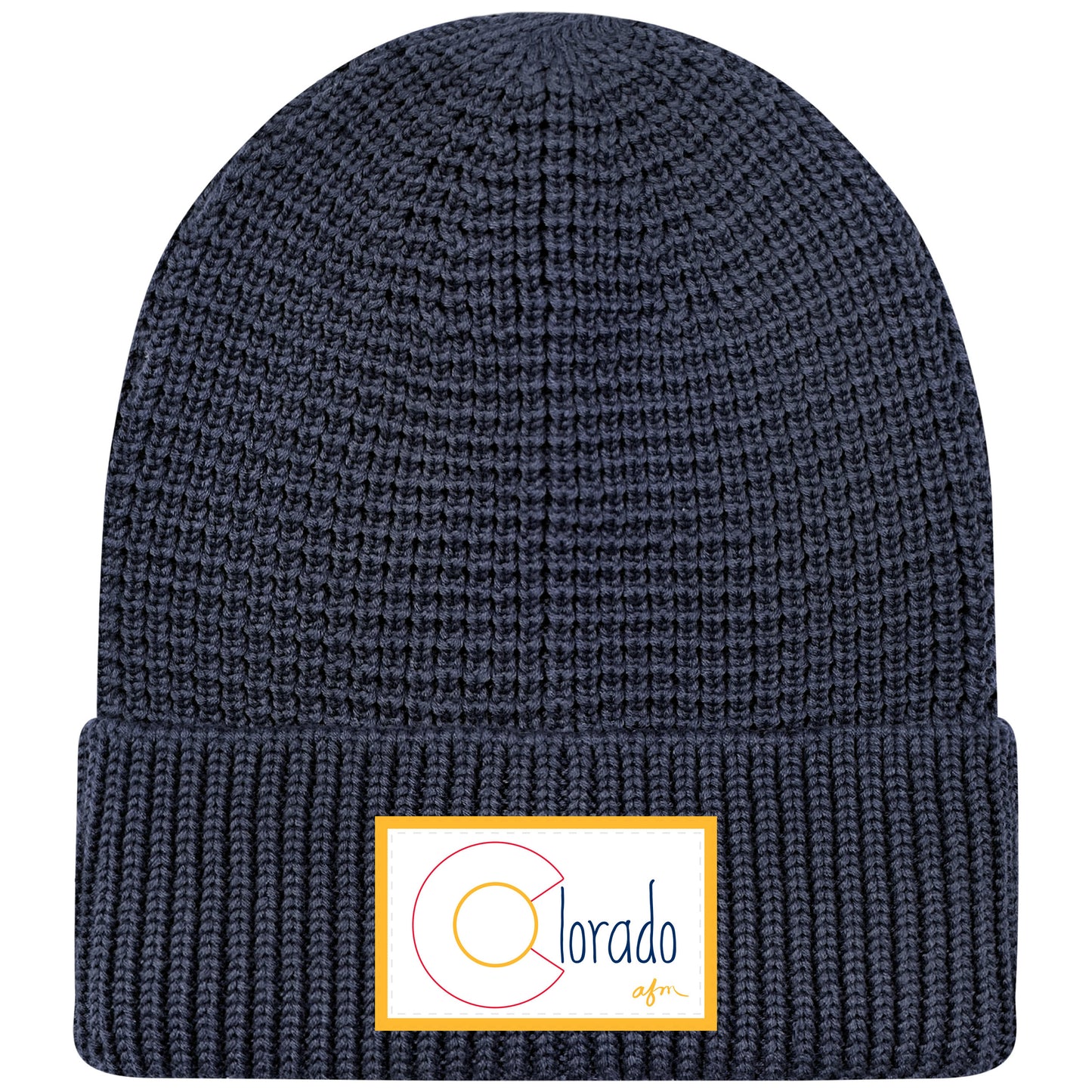 Colorado ECO Cuffed Beanie in Navy