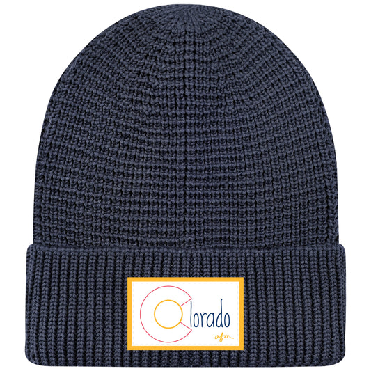 Colorado ECO Cuffed Beanie in Navy