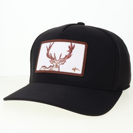 Elk Cut Above Trucker Hat in Black