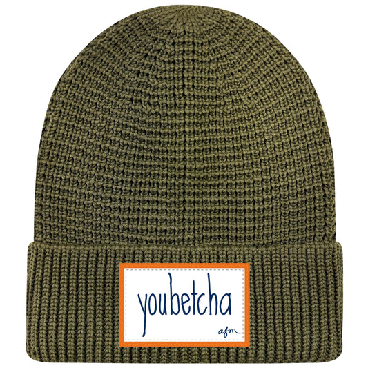 Youbetcha ECO Cuffed Beanie in Olive