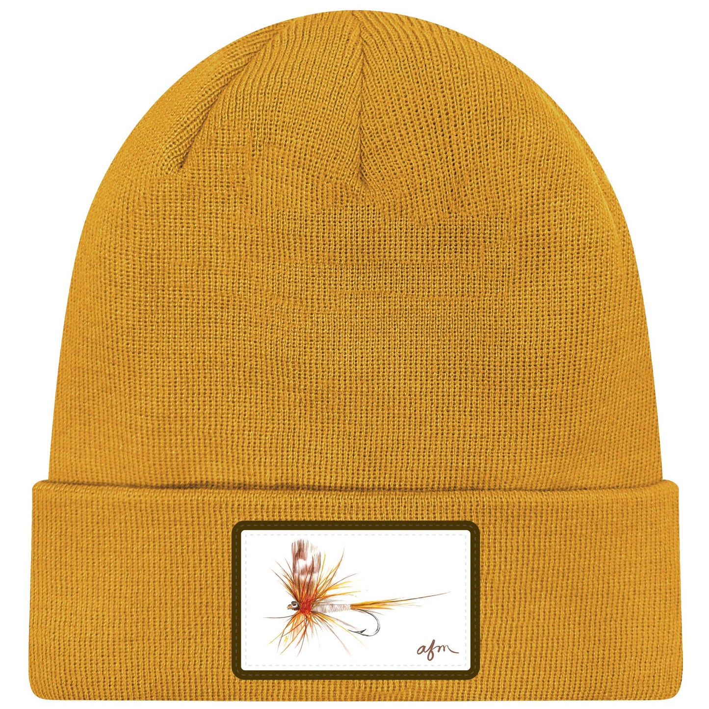 Adams Fly Highline Cuffed Beanie in Honey