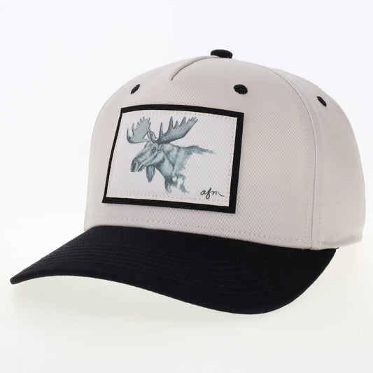 MOOSE Heritage Twill Hat in Stone/Black