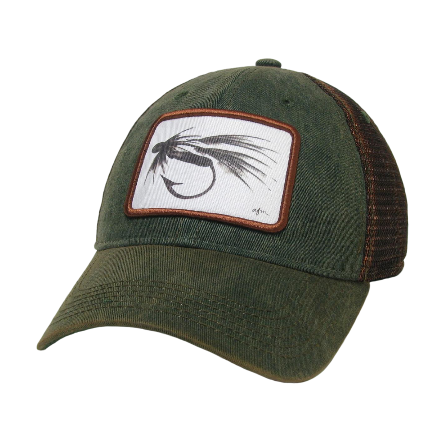 B&W Fly Old Favorite Trucker Hat in Green