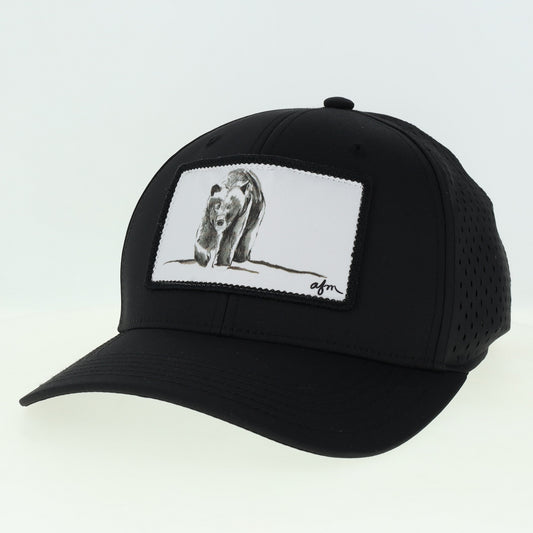 Black Bear Rempa Trucker Hat in Black