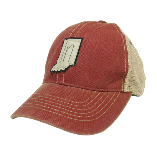 Indiana Old Favorite Trucker Hat in Cardinal