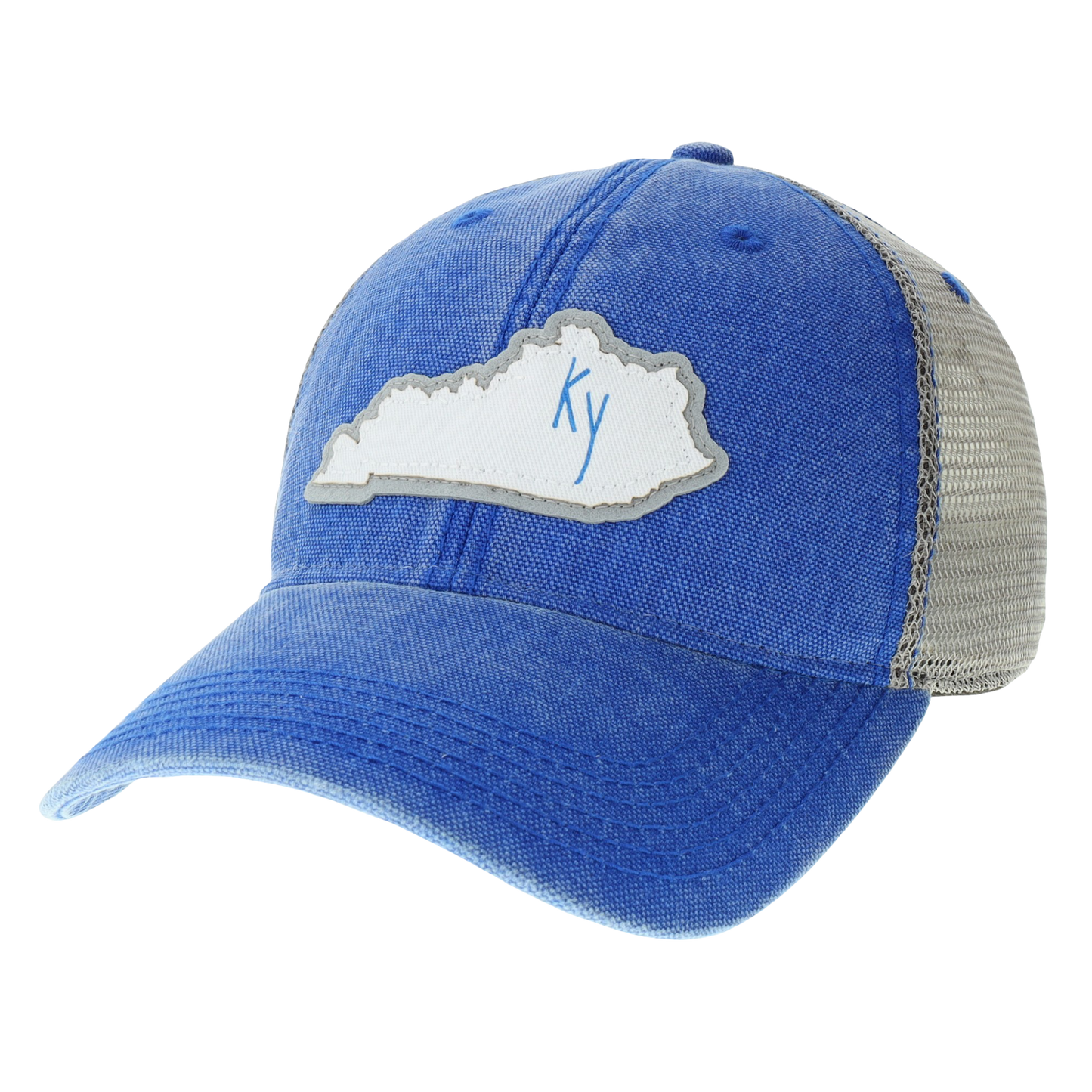 Kentucky Dashboard Trucker Hat in Royal Blue/Grey