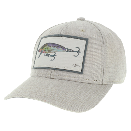 Minnow Lure Mid-Pro Hat in Heather Light Grey