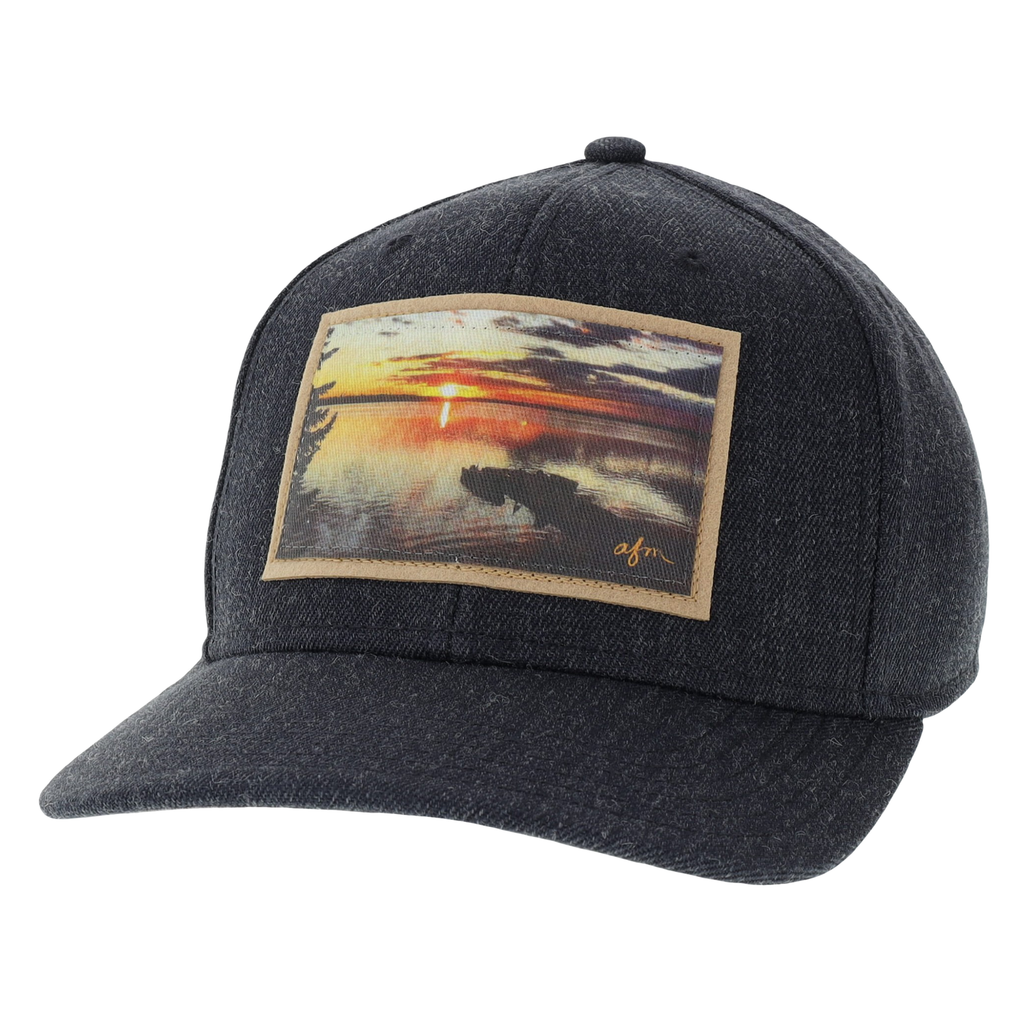 Pier Mid-Pro Hat in Heather Navy