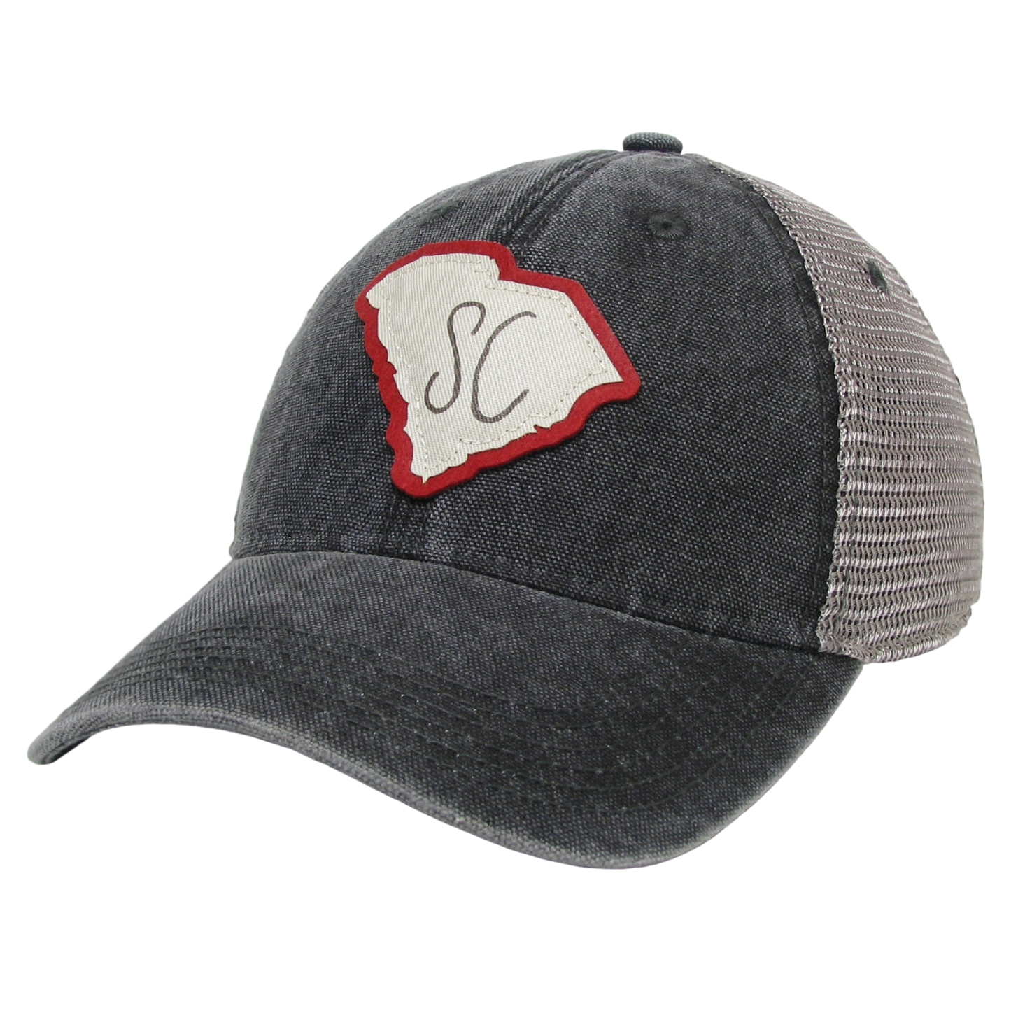 South Carolina Dashboard Trucker Hat in Black/Grey