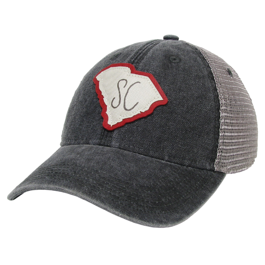 South Carolina Dashboard Trucker Hat in Black/Grey