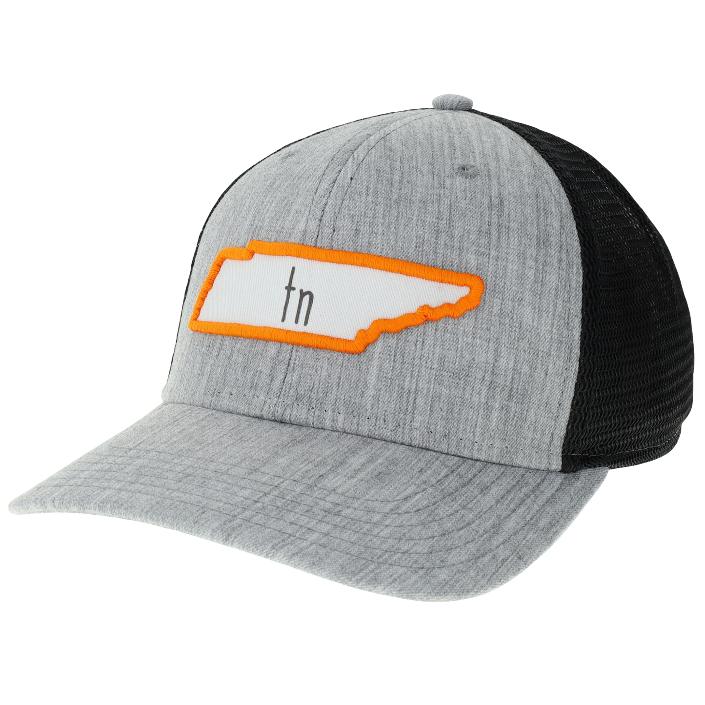 Tennessee Mid-Pro Melange Trucker Hat in Grey/Black