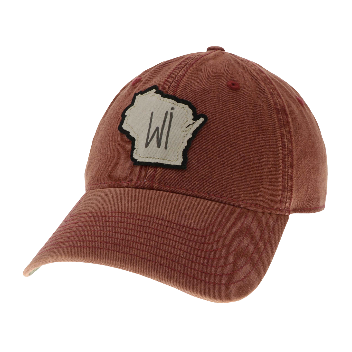 Wisconsin Old Favorite Hat in Cardinal