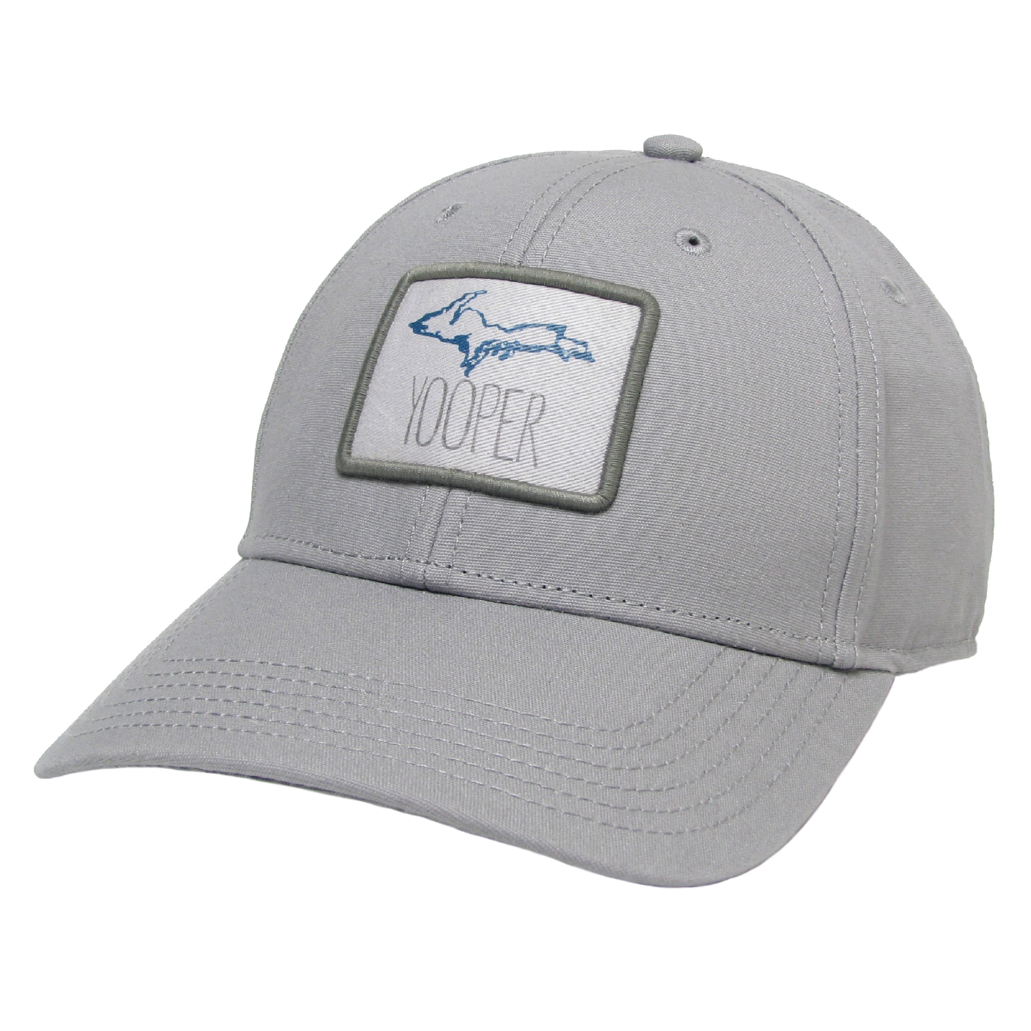 Yooper Mid-Pro Hat in Light Gray